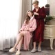 Coral Fleece Nightgown for Men and Women, Autumn/Winter Long-Sleeved Tie-Drawn Pajamas, Loungewear, Long Thickened Flannel Couple's Bathrobe Coral Fleece Nightgown for Men and Women, Autumn/Winter Long-Sleeved Tie-Drawn Pajamas, Loungewear, Long Thickened Flannel Couple's Bathrobe