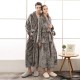 Autumn and Winter Plus Size Flannel Couple's Nightgown for Men and Women Baby Fleece Spliced Thickened Long Bathrobe Autumn and Winter Plus Size Flannel Couple's Nightgown for Men and Women Baby Fleece Spliced Thickened Long Bathrobe