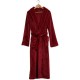 Autumn and Winter Plus Size Flannel Couple's Nightgown for Men and Women Baby Fleece Spliced Thickened Long Bathrobe Autumn and Winter Plus Size Flannel Couple's Nightgown for Men and Women Baby Fleece Spliced Thickened Long Bathrobe