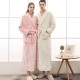 Autumn and Winter Plus Size Flannel Couple's Nightgown for Men and Women Baby Fleece Spliced Thickened Long Bathrobe Autumn and Winter Plus Size Flannel Couple's Nightgown for Men and Women Baby Fleece Spliced Thickened Long Bathrobe
