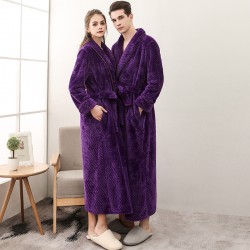 Four-Season Commuter Couples' Bathrobes for Women, Summer Long-Sleeved 2025 Loose Absorbent Bathrobes for Men, Extra-Long Hot Spring Swimming Bathrobes
