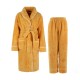 Autumn and winter thickened and long couple's robes for women, plus-size warm bathrobes for men and women. Autumn and winter thickened and long couple's robes for women, plus-size warm bathrobes for men and women.