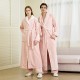 320g thickened, extra-long, comfortable cotton fleece nightgown for men and women, European sizes, simple, plush, plush bathrobe. 320g thickened, extra-long, comfortable cotton fleece nightgown for men and women, European sizes, simple, plush, plush bathrobe.