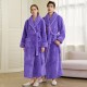 Women's nightdresses, thickened and long coral fleece pajamas for autumn and winter, women's winter flannel bathrobes, spring and autumn coral. Women's nightdresses, thickened and long coral fleece pajamas for autumn and winter, women's winter flannel bathrobes, spring and autumn coral.