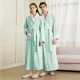 Autumn and winter double-sided velvet couple's robes, plus-size men's bathrobes, thickened and long women's bathrobes. Autumn and winter double-sided velvet couple's robes, plus-size men's bathrobes, thickened and long women's bathrobes.