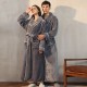Extra-Long Nightgown for Men and Women, Autumn/Winter Plus-Sized Coral Fleece Pajamas for Men, Thickened Winter Couple's Flannel Pajamas for Men Extra-Long Nightgown for Men and Women, Autumn/Winter Plus-Sized Coral Fleece Pajamas for Men, Thickened Winter Couple's Flannel Pajamas for Men