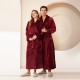 Thick, warm flannel couple's bathrobe for women, long, winter coral fleece bathrobe for men, plus size (200 catties). Thick, warm flannel couple's bathrobe for women, long, winter coral fleece bathrobe for men, plus size (200 catties).