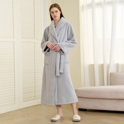 New autumn and winter Beibei fleece series. Extra-long, thickened flannel couple's nightgown, plus-size, women's pajamas. New autumn and winter Beibei fleece series. Extra-long, thickened flannel couple's nightgown, plus-size, women's pajamas.