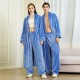 Autumn and winter coral fleece robes for men, plus-length thickened flannel bathrobes for women, with pants. Autumn and winter coral fleece robes for men, plus-length thickened flannel bathrobes for women, with pants.