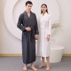 Summer thin satin bathrobe absorbent quick-drying couple's robe, extra long and plus-size for men, spring and autumn Summer thin satin bathrobe absorbent quick-drying couple's robe, extra long and plus-size for men, spring and autumn
