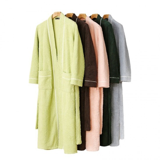 Autumn/Winter New thickened, long-size mink fleece couple's robes for men and women, with a patchwork flannel bathrobe. Autumn/Winter New thickened, long-size mink fleece couple's robes for men and women, with a patchwork flannel bathrobe.