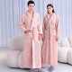 [2001 New] Autumn and Winter Extra Long Thickened Flannel Nightgown for Men and Women Extra Large Coral Fleece Bathrobe