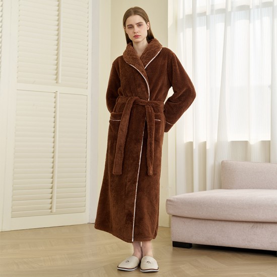 New Women's Bathrobe, Mid-Length, Quick-Drying, Spring/Autumn Thin, Men's Hotel/B&B Couple's Nightgown, Hot Spring Bathrobe New Women's Bathrobe, Mid-Length, Quick-Drying, Spring/Autumn Thin, Men's Hotel/B&B Couple's Nightgown, Hot Spring Bathrobe