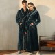 End of year INSS flannel robe for men, simple, large-size coral fleece couple's bathrobe for women, long, thick, autumn and winter. End of year INSS flannel robe for men, simple, large-size coral fleece couple's bathrobe for women, long, thick, autumn and winter.