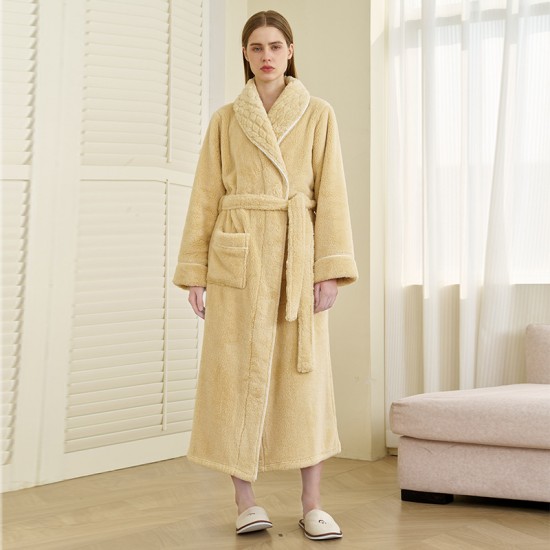 New Women's Bathrobe, Mid-Length, Quick-Drying, Spring/Autumn Thin, Men's Hotel/B&B Couple's Nightgown, Hot Spring Bathrobe New Women's Bathrobe, Mid-Length, Quick-Drying, Spring/Autumn Thin, Men's Hotel/B&B Couple's Nightgown, Hot Spring Bathrobe