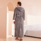 Women's Palm Leaf Print Belted Bathrobe, Men's Summer Thin Absorbent Quick-Drying Nightgown, Swimmable Bath Towel Women's Palm Leaf Print Belted Bathrobe, Men's Summer Thin Absorbent Quick-Drying Nightgown, Swimmable Bath Towel